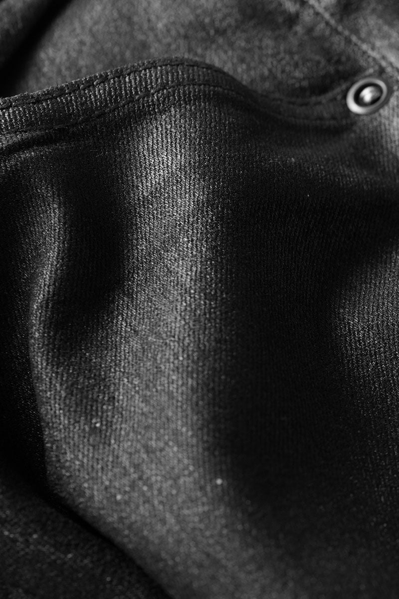 FAGASSENT】BLACK BIRD Cristal Coating Denim （ブラックバード